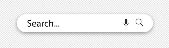 Search bar Internet browser on checkered background vector