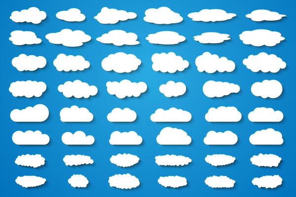 Clouds big set.