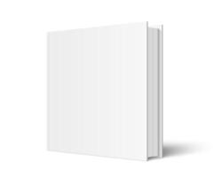 mock up of standing book vector