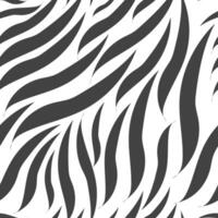 Seamless pattern with black zebra stripes on a white background for fashion fabrics, wrapping paper, decorative pillows. vector