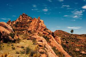 Landscapes near Lake Titicaca in Bolivia. photo