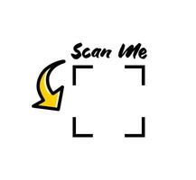 Scan qr code. Quick response code or QR code set for smartphone. Qr code scanner design. vector