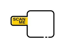 Scan qr code. Quick response code or QR code set for smartphone. Qr code scanner design. vector