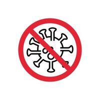 danger bacteria design concept idea vector