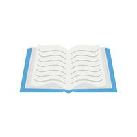 open book icon flat design isolated on white background vector