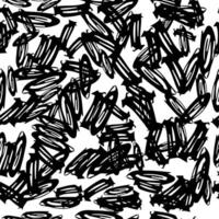 Seamless pattern with sketch oval shape vector