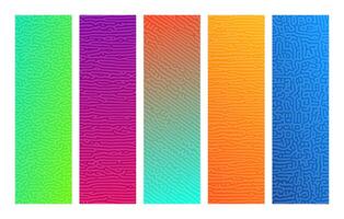 Turing reaction colorful background vector