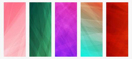 Modern colorful gradient background with lines vector