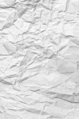 White clean crumpled paper