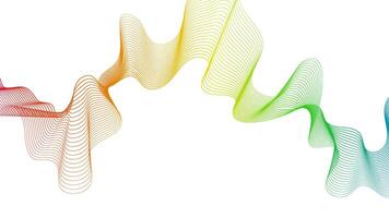 Abstract backdrop with wave gradient lines vector