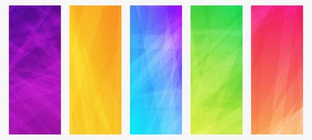 Modern colorful gradient background with lines vector