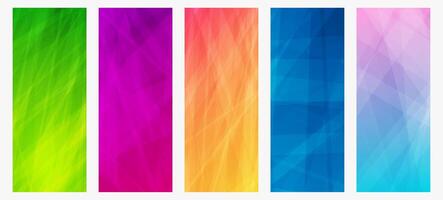Modern colorful gradient background with lines vector
