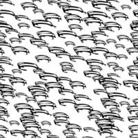 Seamless pattern with sketch squiggle vector