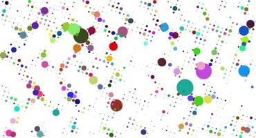 a colorful pattern of dots on a white background vector