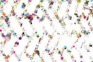 abstract dots and circles on white background vector