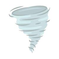 Tornado illustration on white background vector