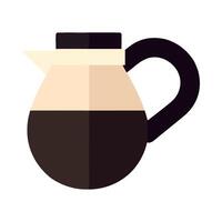 Coffee pot icon illustration vector