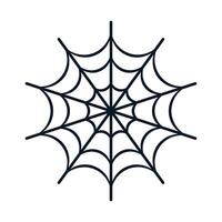 Spider web icon on white background vector