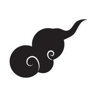 A black and white silhouette of a man with a mustache vector