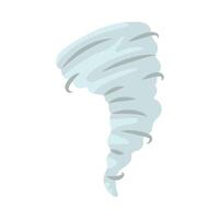 Tornado illustration on white background vector