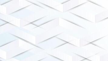 Elegant white background with diagonal 3d shape design vector