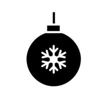 Christmas ball icon illustration vector