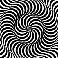Psychedelic swirl spiral pattern, hypnosis effect vector