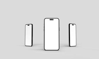 smartphone mobile phone device white isolated mock up empty display template blank business advertisement sale promotion product campaign technology screen object digital cyberspace portable online photo
