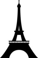 Eiffel Tower Silhouette vector