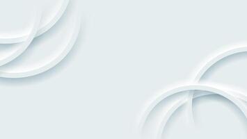white abstract background with overlapping wavy lines texture and space for text vector