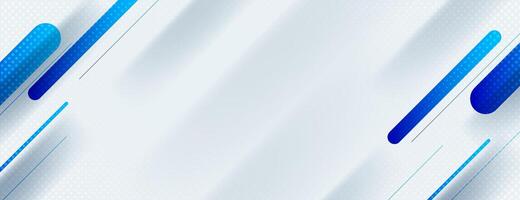 blue diagonal rounded shapes pattern with white background. corporate design vector