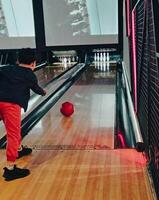 Bowling is a fun sporting game, including for my child photo