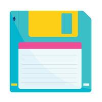 90s Nostalgic Floppy disk vector
