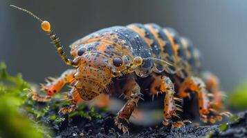 an image of a bug, specifically a beetle, photo