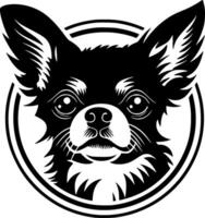 Chihuahua - Minimalist and Flat Logo - illustration vector