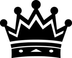 Crown, Minimalist and Simple Silhouette - illustration vector