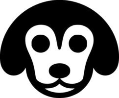 Dog, Minimalist and Simple Silhouette - illustration vector