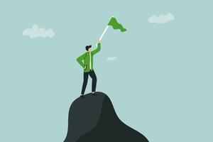 step by step process towards success, self development, self progress, business finance progress vector