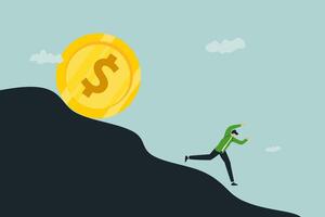 inflationary decline in the value of the currency vector