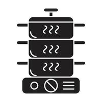Steamer icon on white background vector