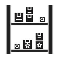 shelf icon on white background vector