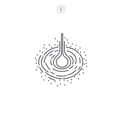 Black Hole icon symbol illustration isolated on white background
