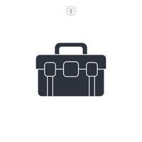 Toolbox icon symbol illustration isolated on white background vector