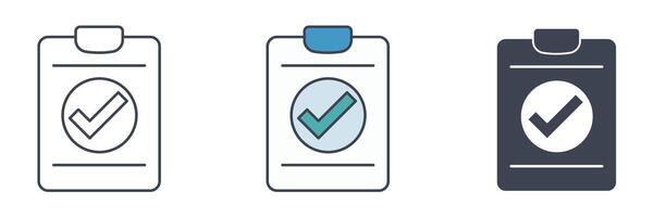 Check Mark icon symbol illustration isolated on white background vector