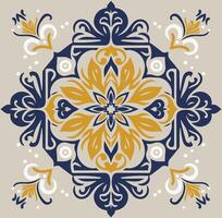 Stylish Paisley Bandana Print with Intricate Patterns and Decorative Details for Trendy Fabric and Accessory Designs vector