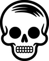 Skeleton, Minimalist and Simple Silhouette - illustration vector
