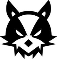 Panda, Minimalist and Simple Silhouette - illustration vector