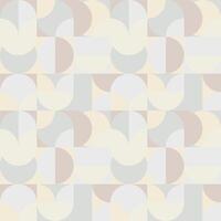 Simple shapes are drawn in pastel colors. Abstract Scandinavian style. vector