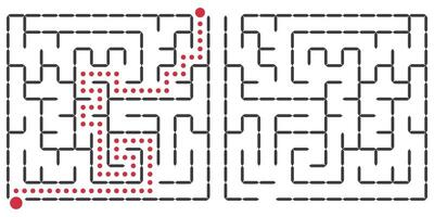A fun educational game for developing coordination. vector