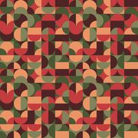 Abstract geometric style in red tones. vector